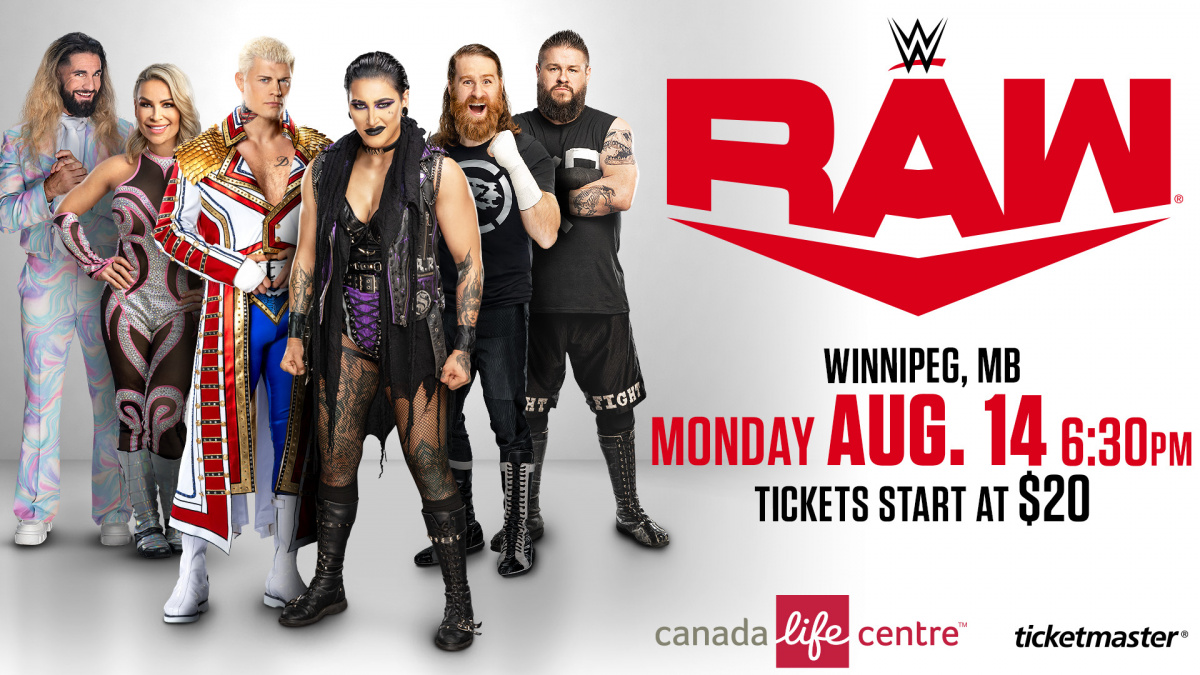 Be Ringside for WWE Monday Night Raw!